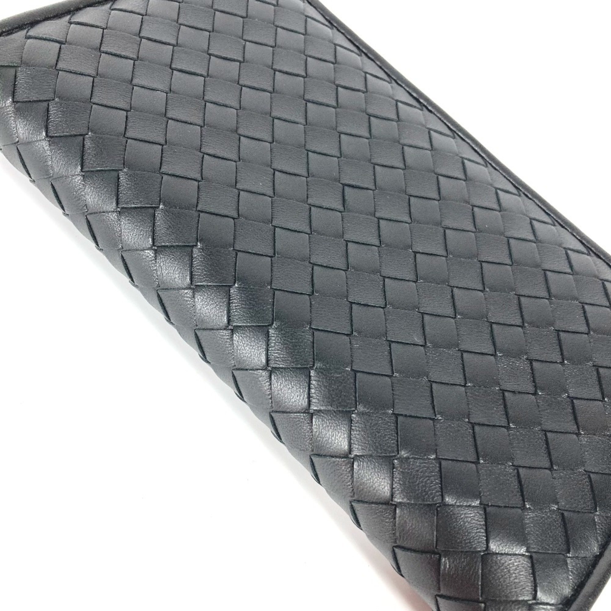 BOTTEGA VENETA Long wallet Zip Around Long Wallet Black