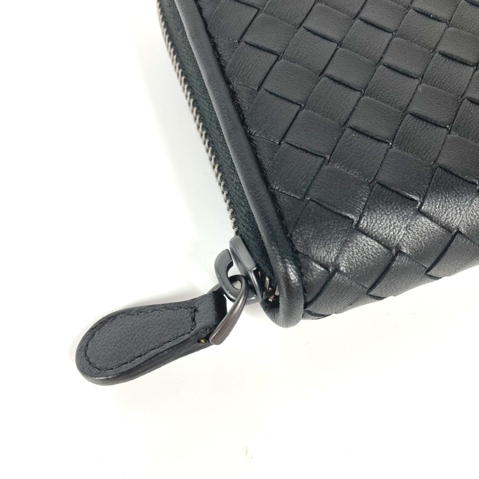 BOTTEGA VENETA Long wallet Zip Around Long Wallet Black