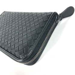 BOTTEGA VENETA Long wallet Zip Around Long Wallet Black