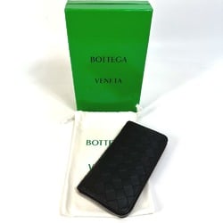 BOTTEGA VENETA 593217 urand fastener Long Wallet Black