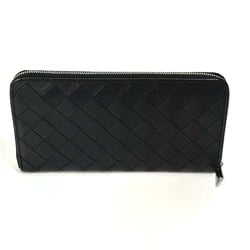 BOTTEGA VENETA 593217 urand fastener Long Wallet Black