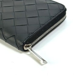 BOTTEGA VENETA 593217 urand fastener Long Wallet Black