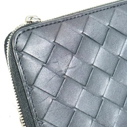 BOTTEGA VENETA 593217 urand fastener Long Wallet Black