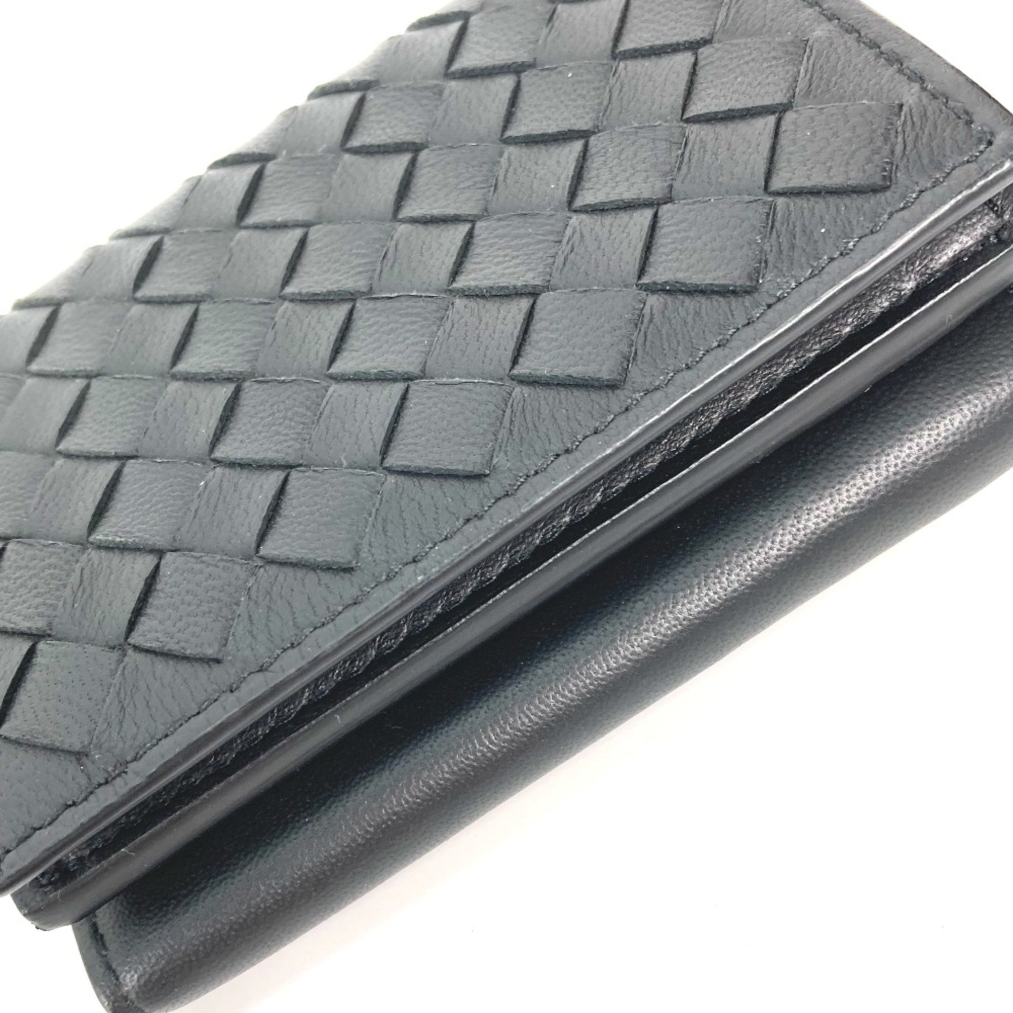 BOTTEGA VENETA 515385 Compact wallet Trifold wallet Black