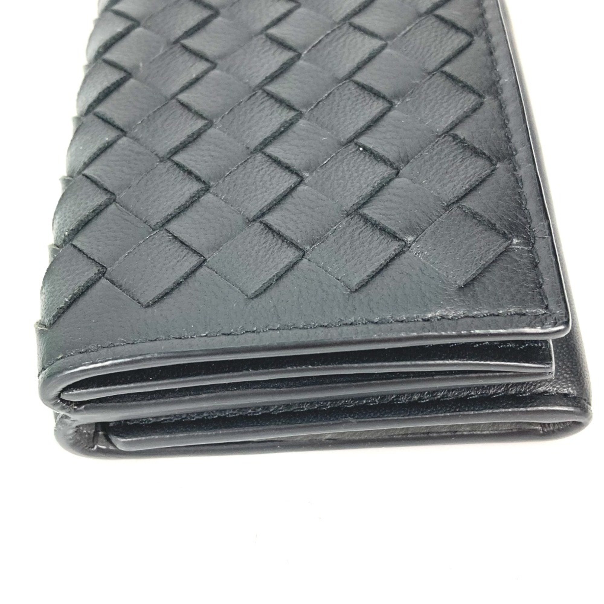 BOTTEGA VENETA 515385 Compact wallet Trifold wallet Black