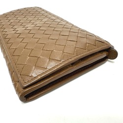 BOTTEGA VENETA B05077374I Intrecciato Folded wallet Brown