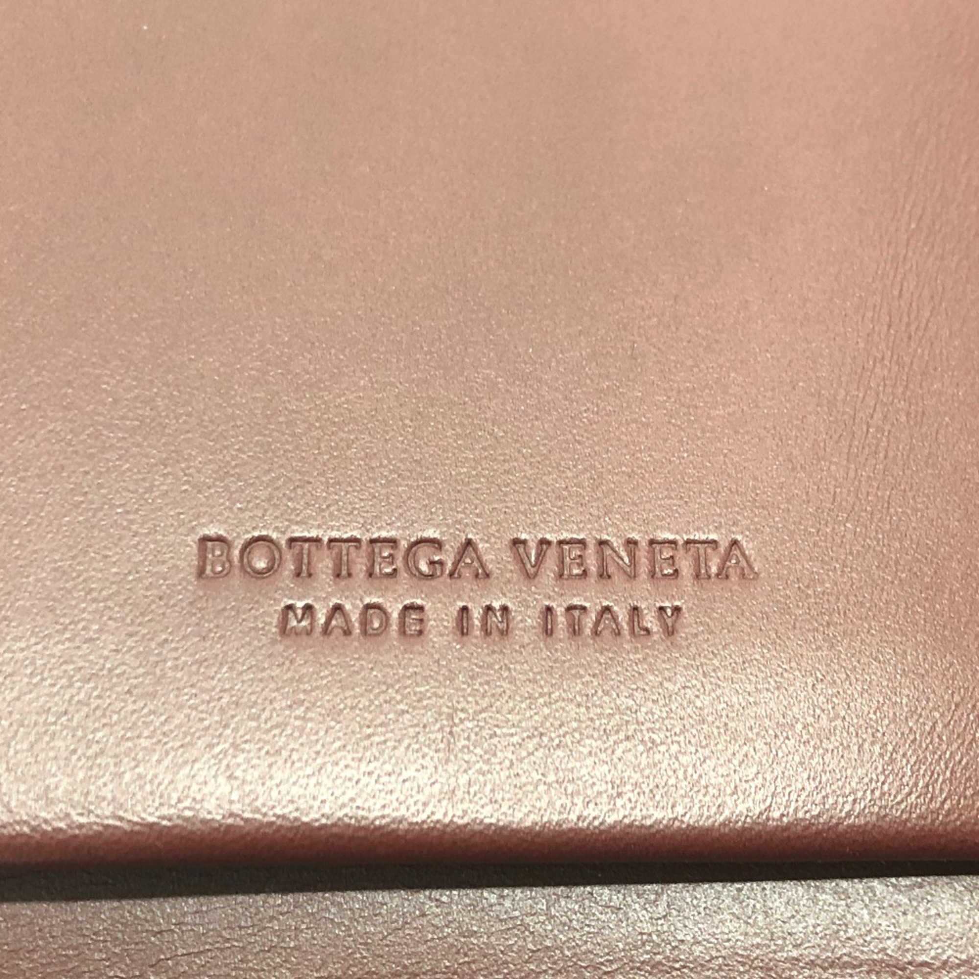 BOTTEGA VENETA Travel Case Hand Bag Long Wallet wine-red