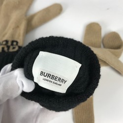 Burberry Bicolor Glove gloves Beige Black