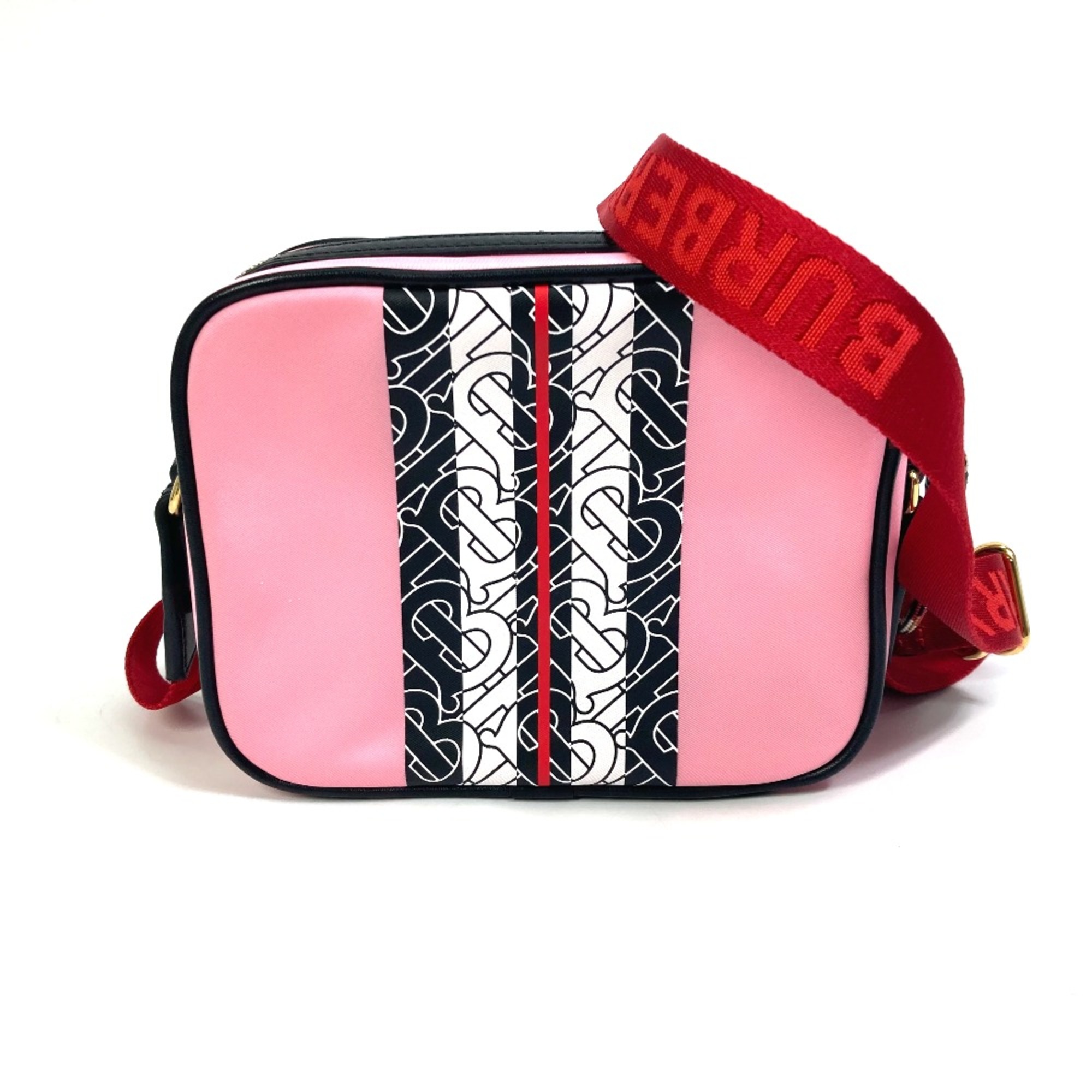 Burberry 8026741 TB pattern logo Bags Crossbody Bags Crossbody Pochette Shoulder Bag Candy pink pink