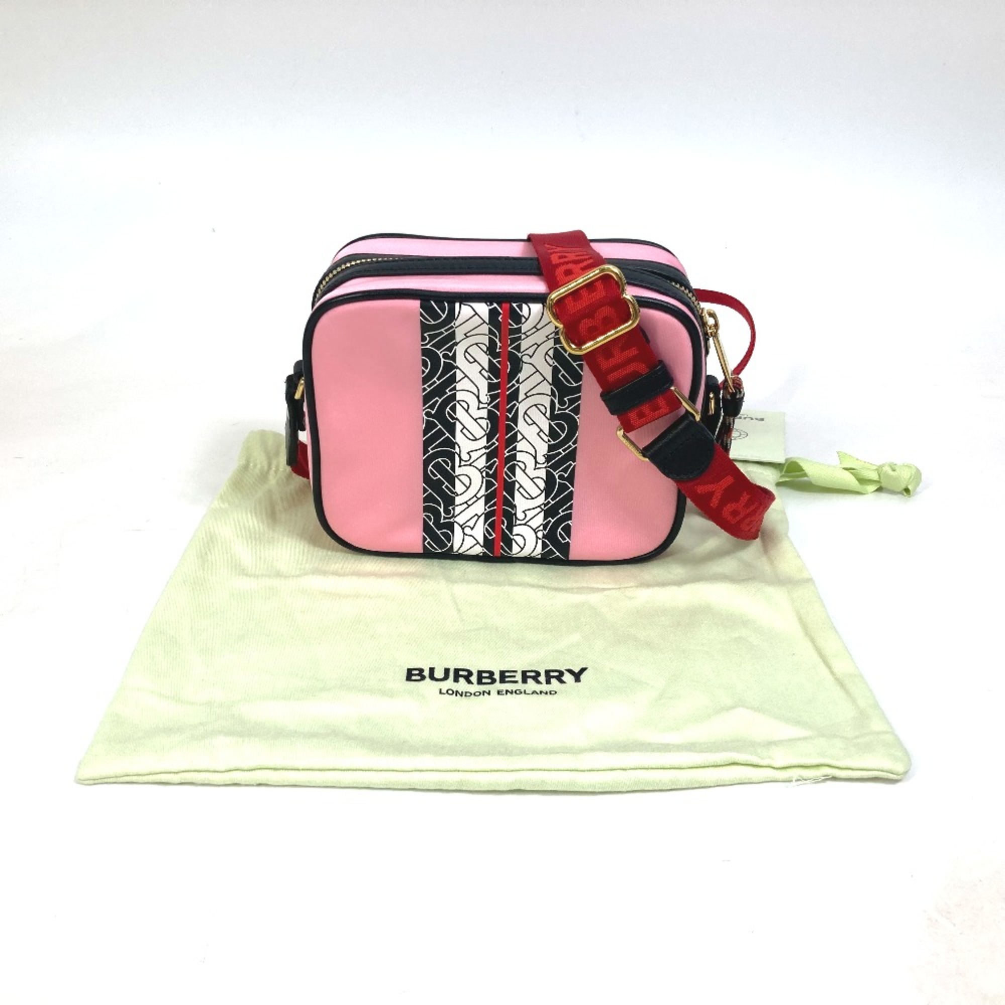 Burberry 8026741 TB pattern logo Bags Crossbody Bags Crossbody Pochette Shoulder Bag Candy pink pink