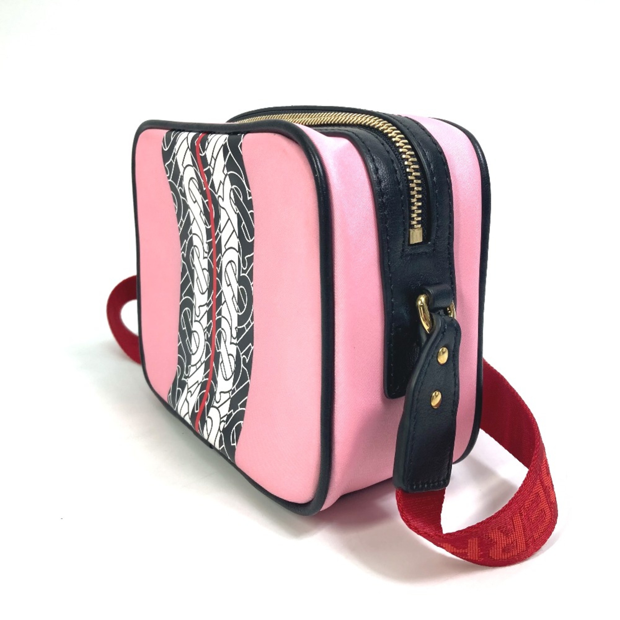 Burberry 8026741 TB pattern logo Bags Crossbody Bags Crossbody Pochette Shoulder Bag Candy pink pink