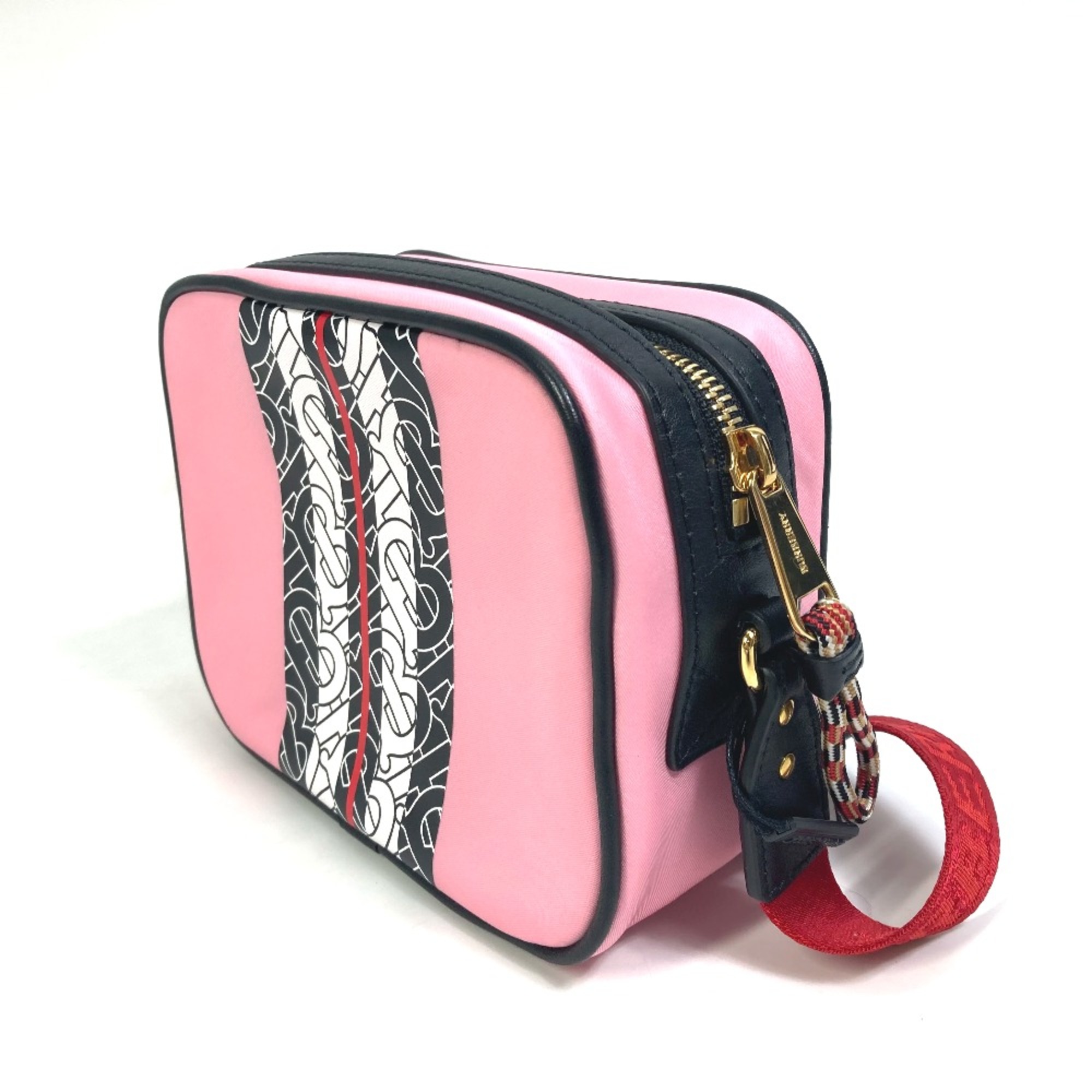 Burberry 8026741 TB pattern logo Bags Crossbody Bags Crossbody Pochette Shoulder Bag Candy pink pink