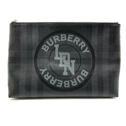 Burberry Pouch Clutch bag Black gray