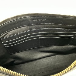 Burberry Pouch Clutch bag Black gray