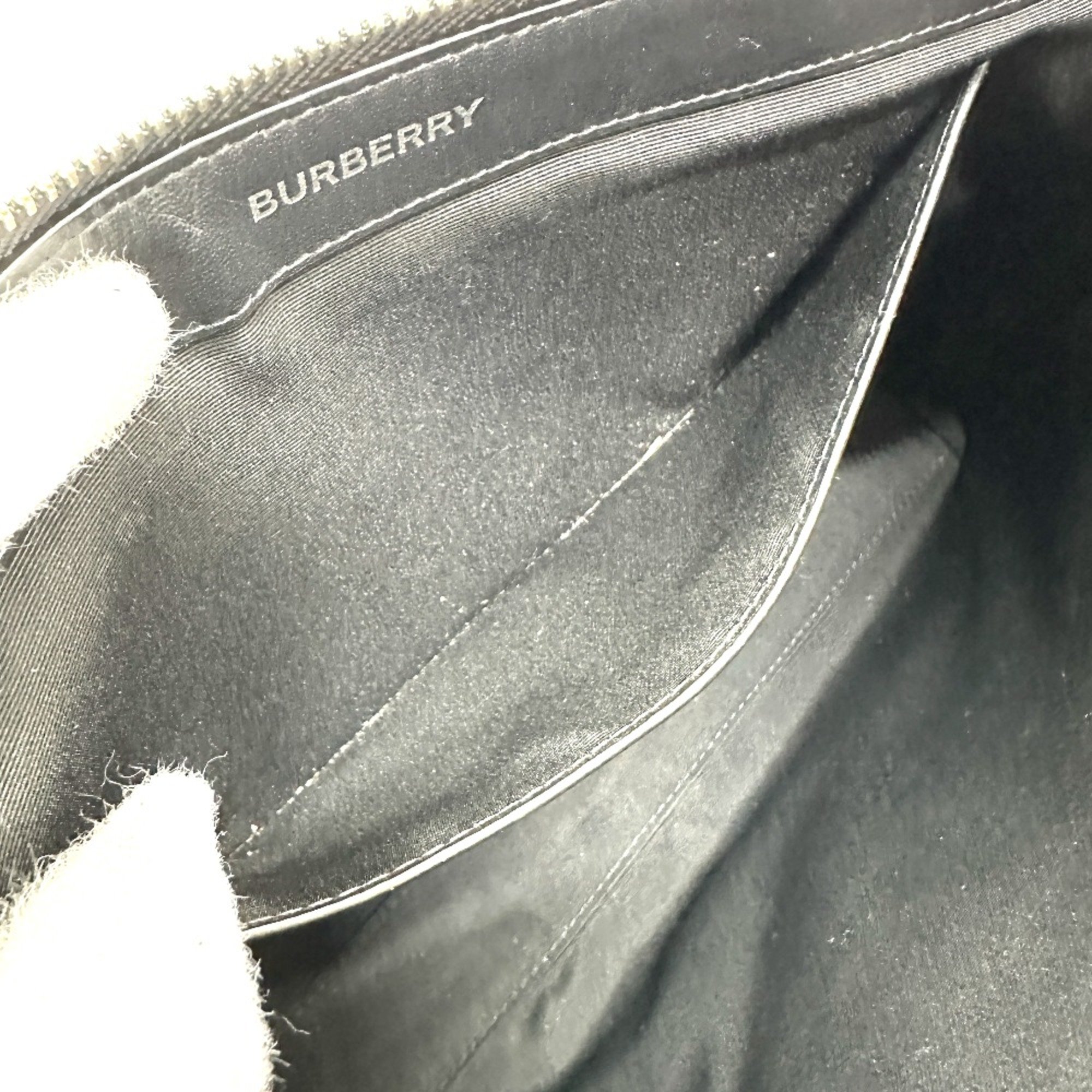 Burberry Pouch Clutch bag Black gray