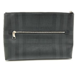 Burberry Pouch Clutch bag Black gray