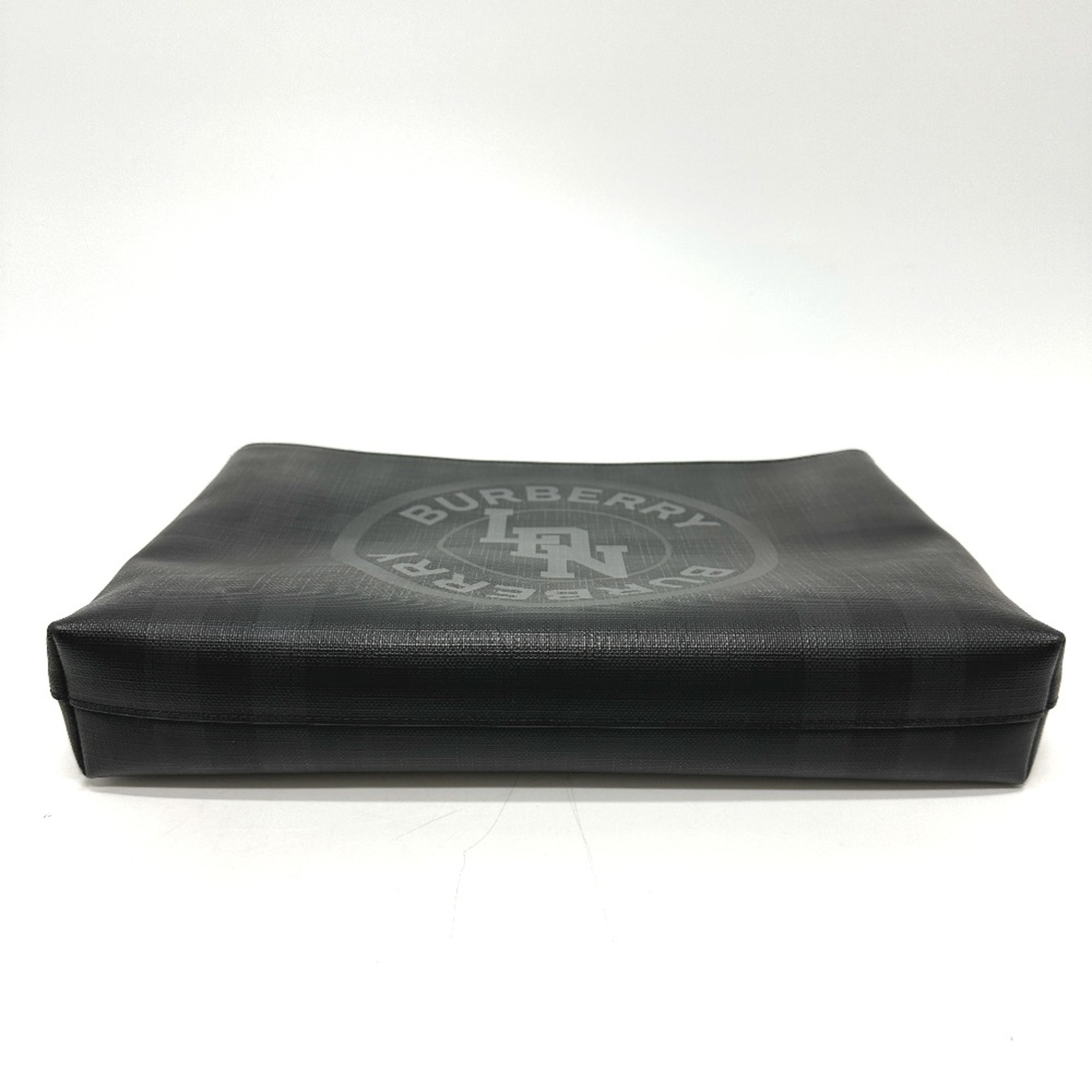 Burberry Pouch Clutch bag Black gray