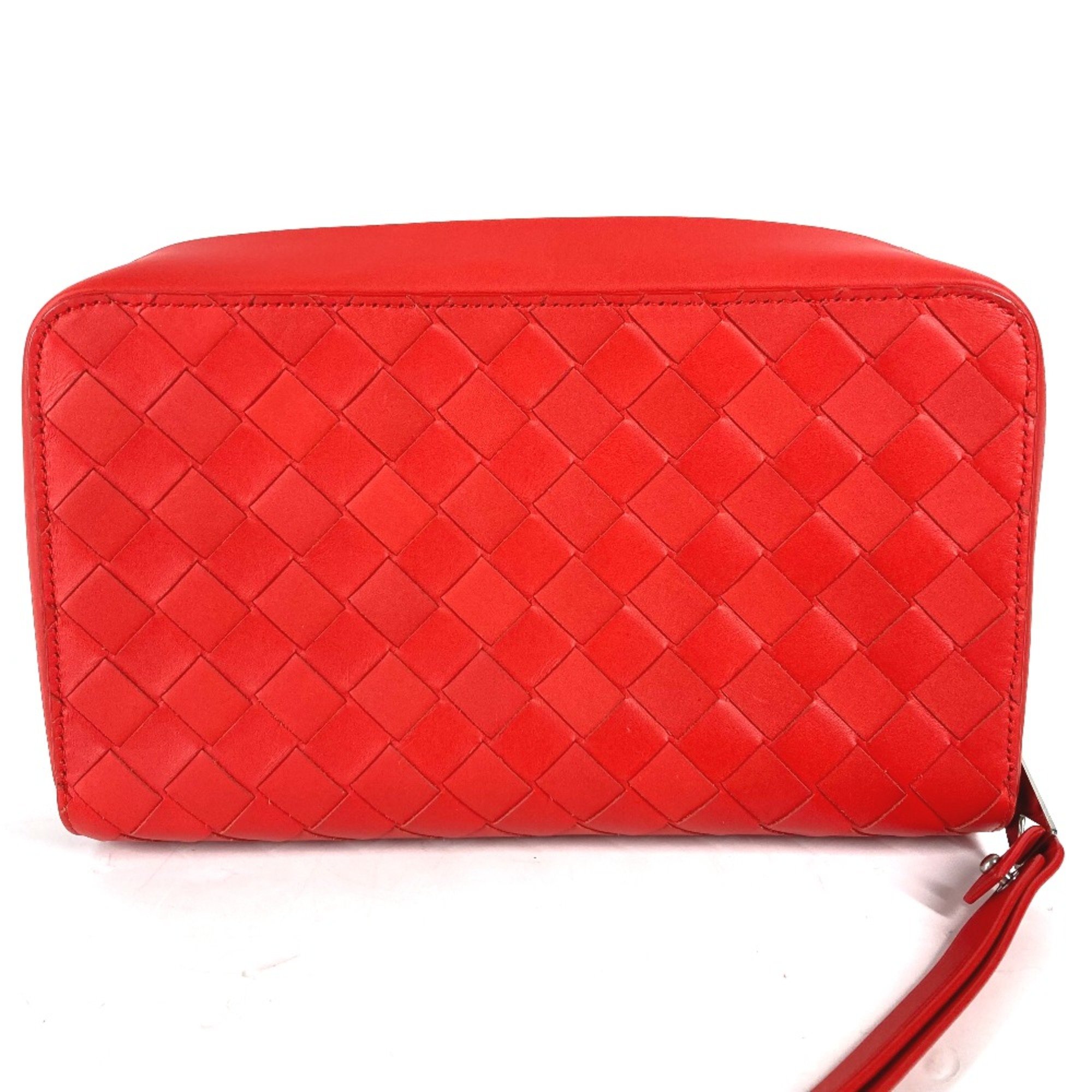 BOTTEGA VENETA 650524 Bag Cluch Bag with strap Clutch bag Tomato Red