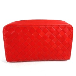 BOTTEGA VENETA 650524 Bag Cluch Bag with strap Clutch bag Tomato Red