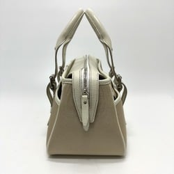 Burberry check Bag Hand Bag Beige