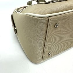 Burberry check Bag Hand Bag Beige