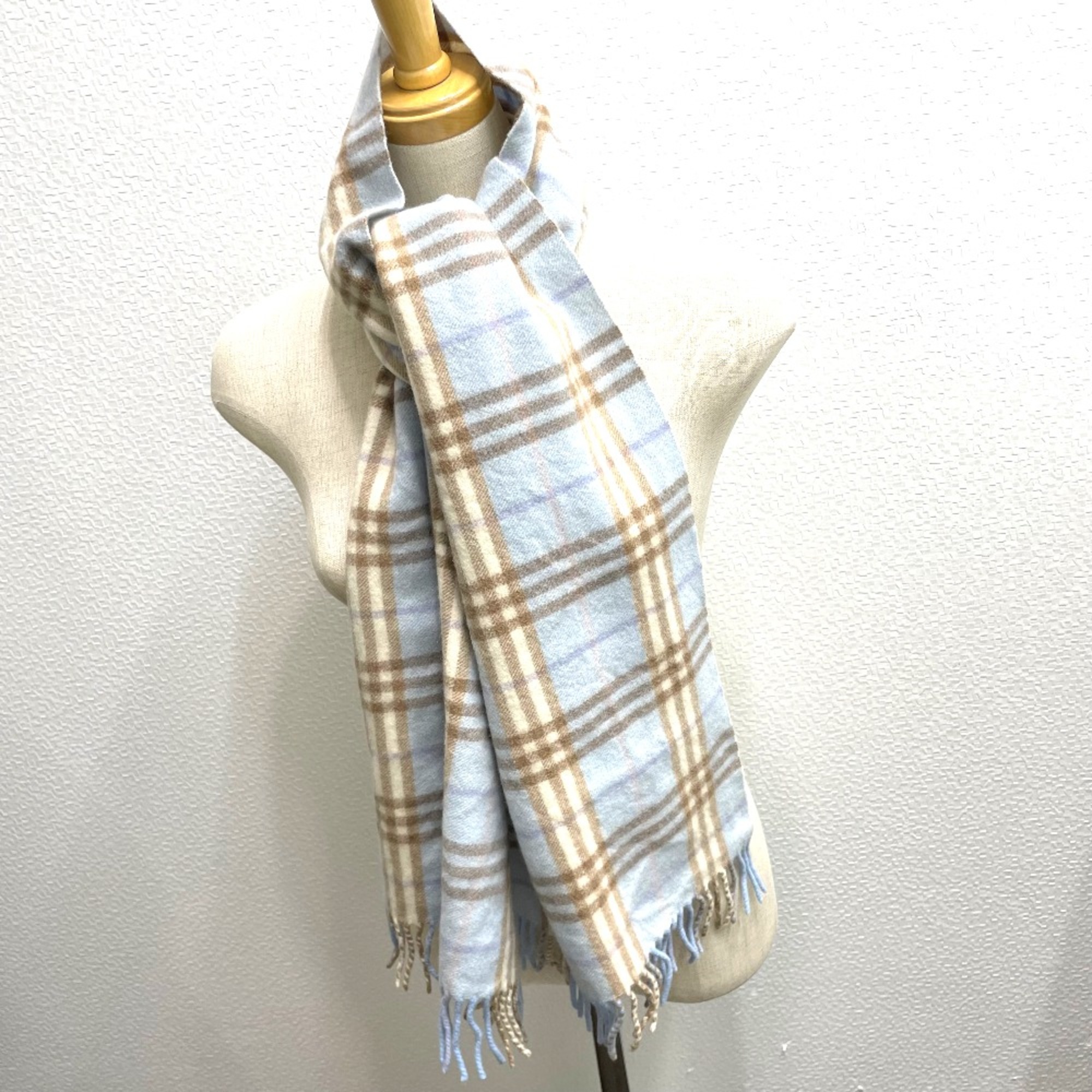 Burberry check Fashion Accessories Scarf blue