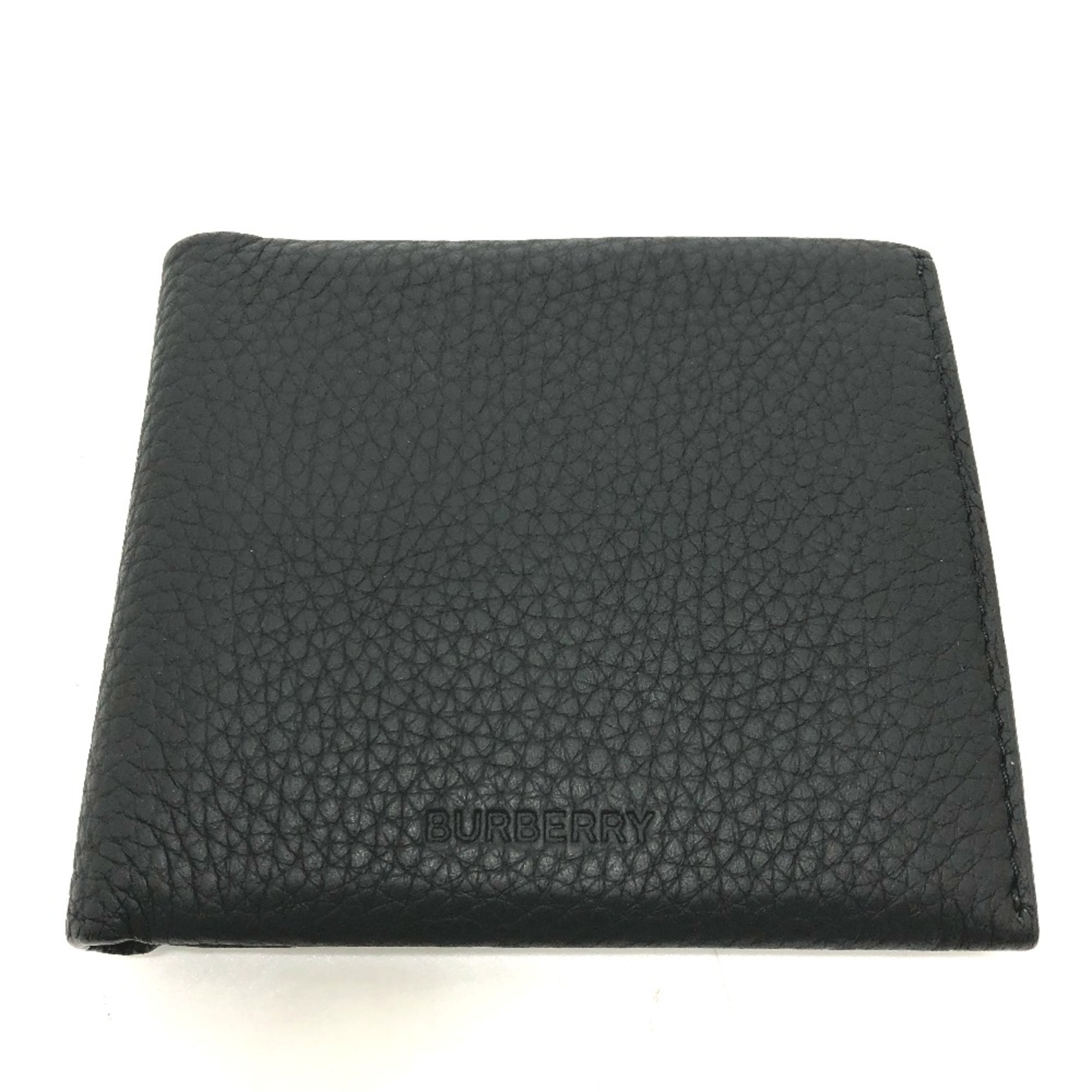 Burberry 8043377 logo Saif Folded wallet Black