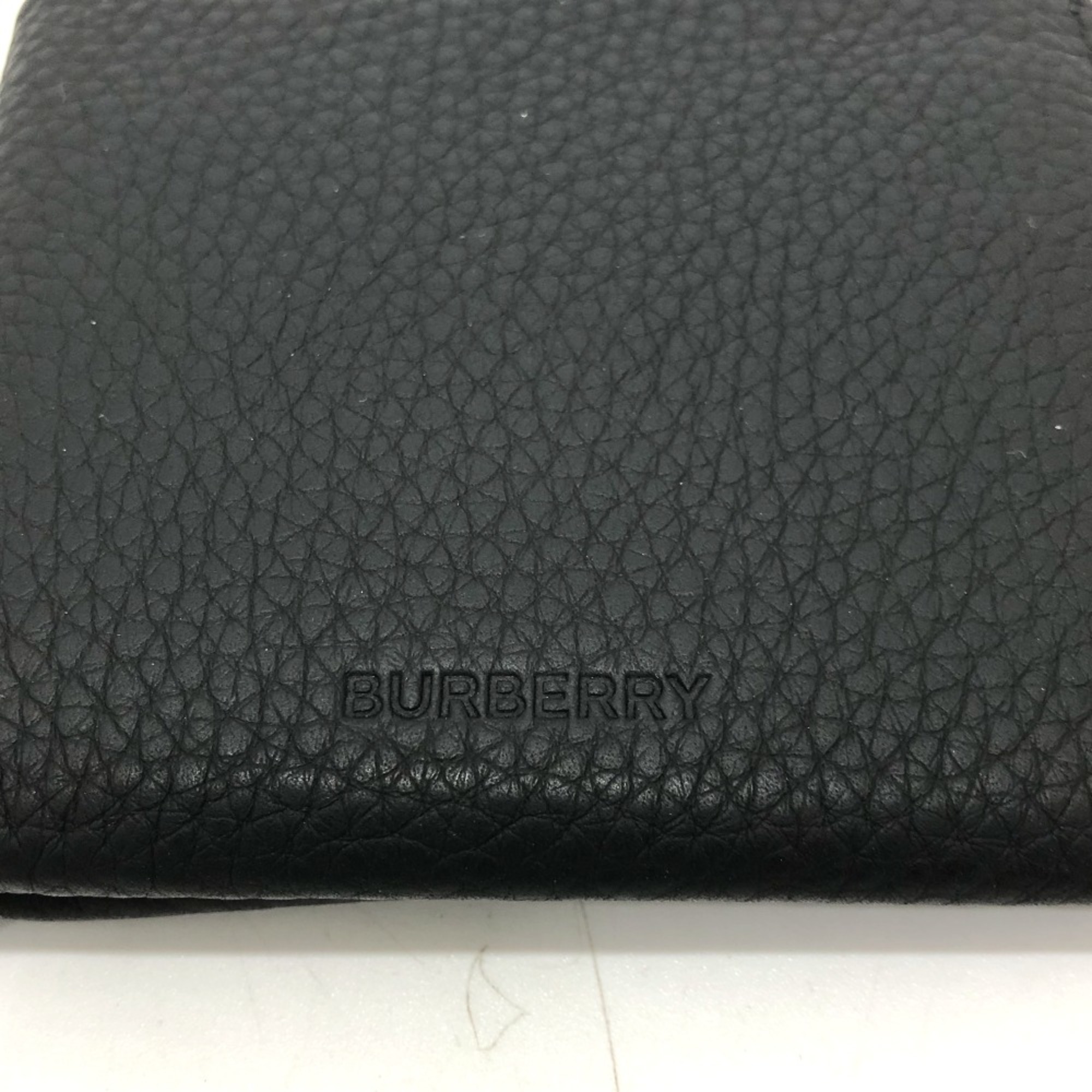 Burberry 8043377 logo Saif Folded wallet Black