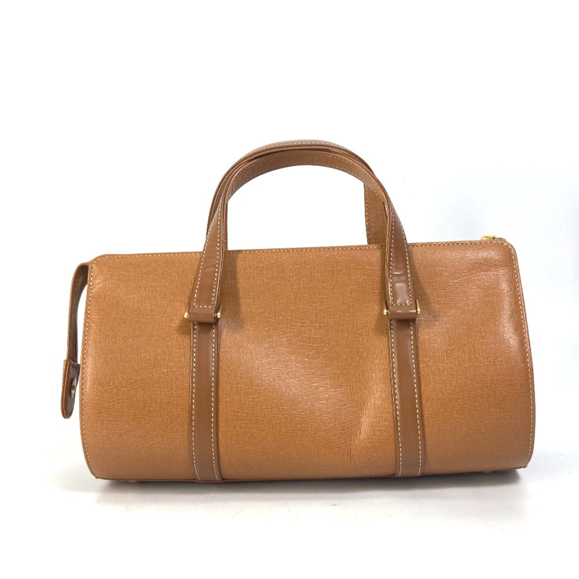 Burberry logo Bag Hand Bag Brown