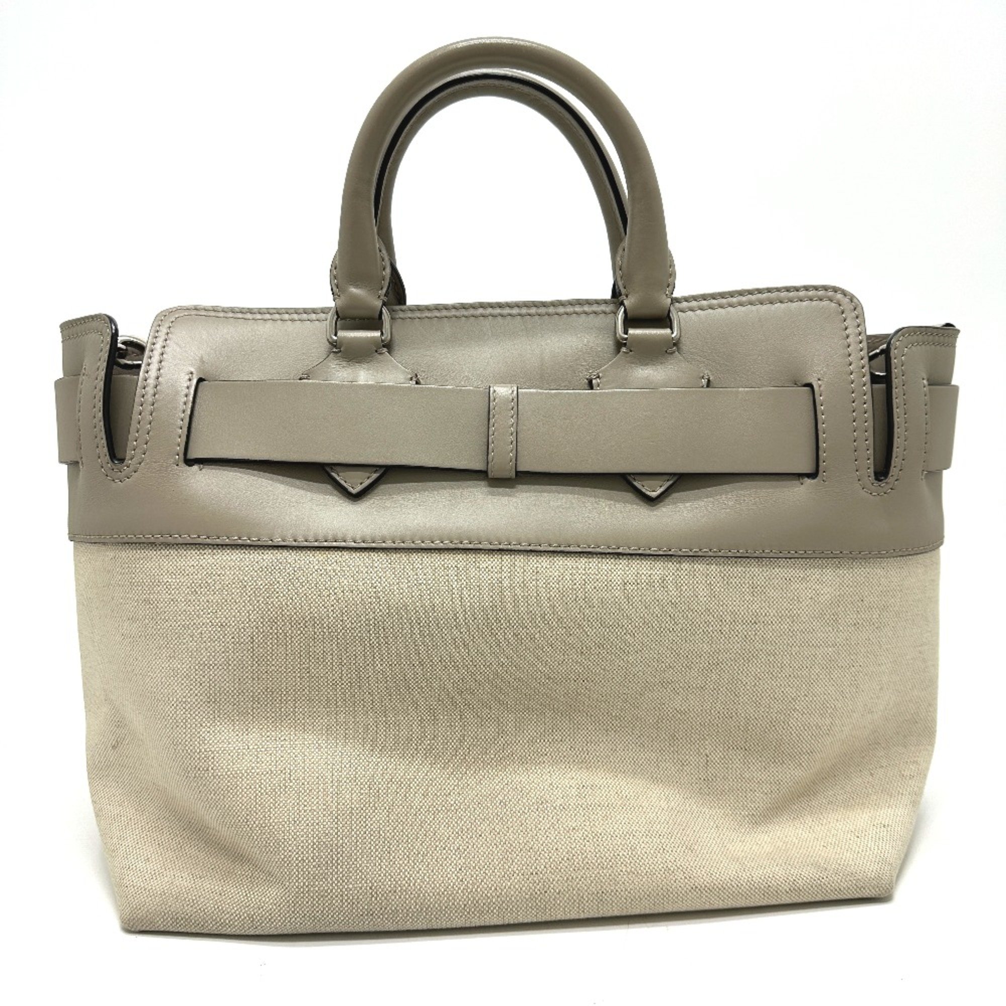 Burberry 4076673 2WAY bag Hand Bag Beige