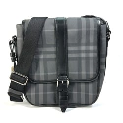 Burberry check Crossbody bag flap Shoulder Bag gray Black