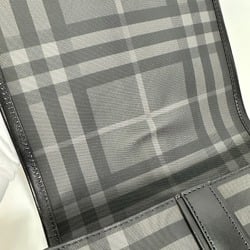 Burberry check Crossbody bag flap Shoulder Bag gray Black