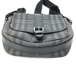 Burberry check Crossbody bag flap Shoulder Bag gray Black