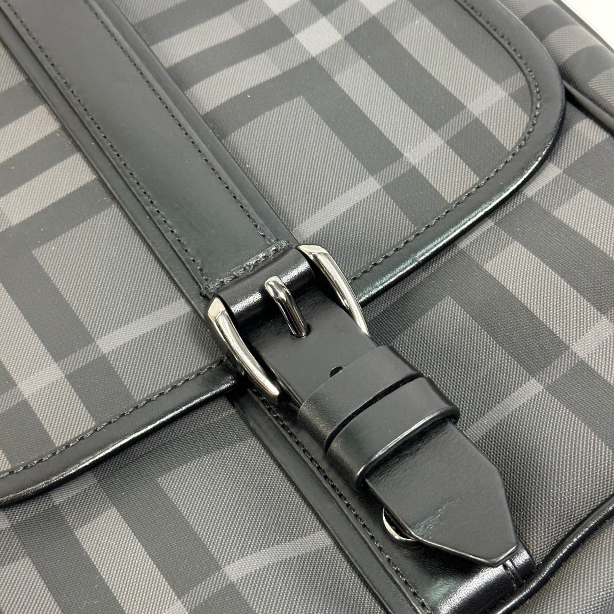 Burberry check Crossbody bag flap Shoulder Bag gray Black