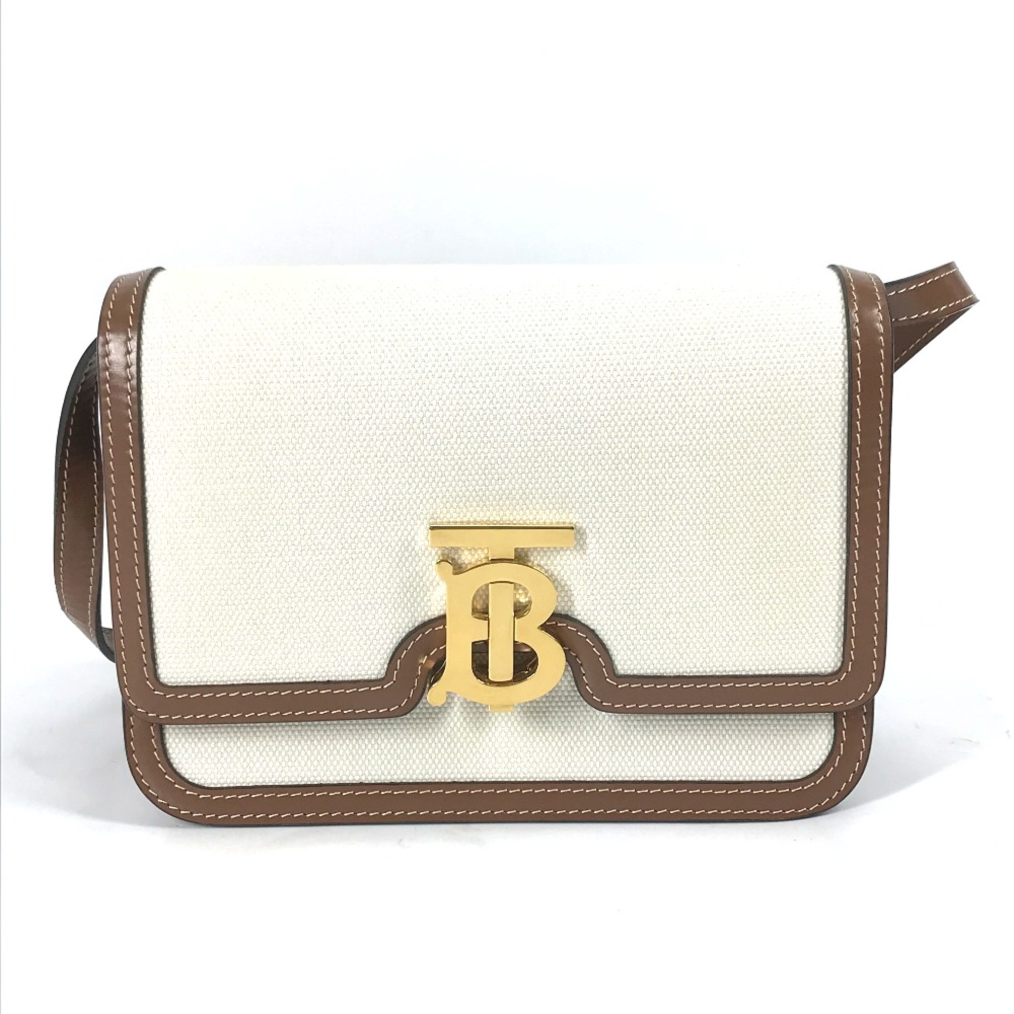 Burberry 8039365 Bag 2WAY bag Clutch bag Crossbody Shoulder Bag Beige Brown