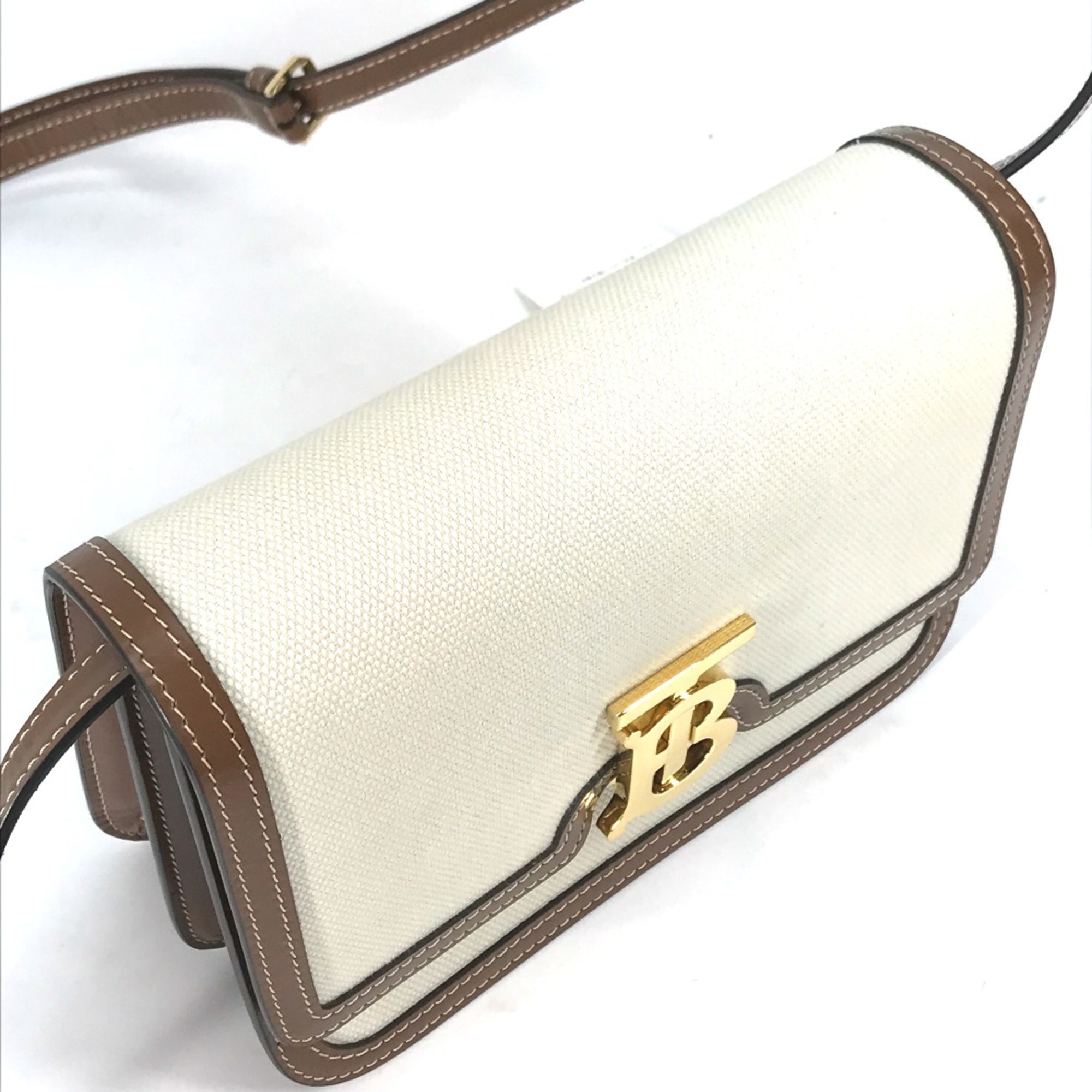 Burberry 8039365 Bag 2WAY bag Clutch bag Crossbody Shoulder Bag Beige Brown