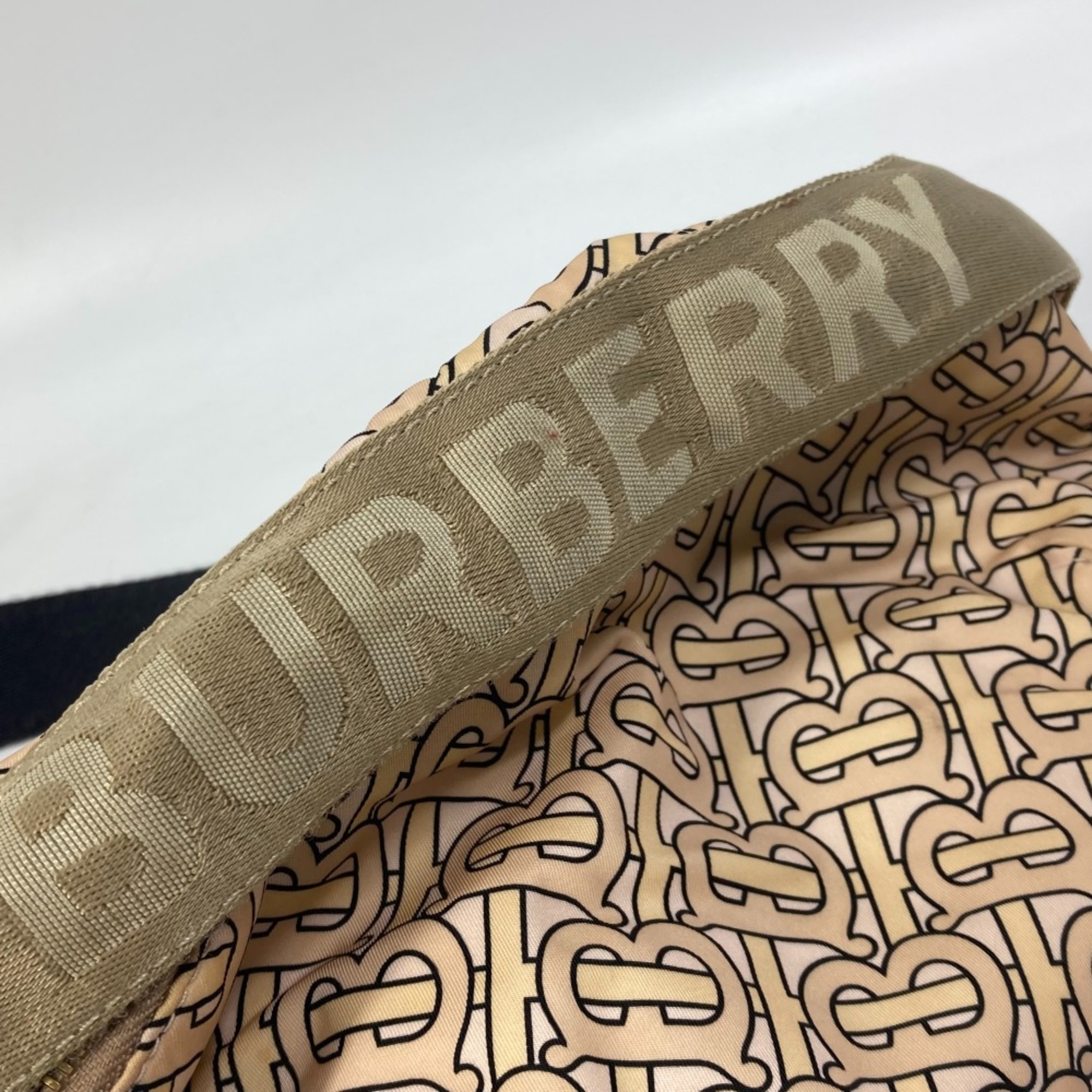 Burberry Shoulder Bag Waist Pouch body bag Beige