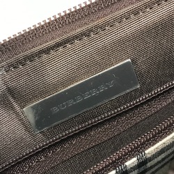 Burberry Check Tote Bag Hand Bag Brown