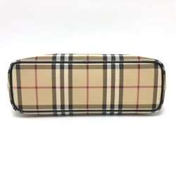 Burberry check Bag Hand Bag Beige Red/Black