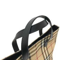 Burberry check Bag Hand Bag Beige Red/Black