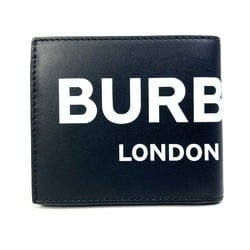 Burberry 8013919 logo Bill Compartment Folded wallet Black