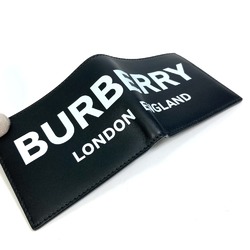 Burberry 8013919 logo Bill Compartment Folded wallet Black