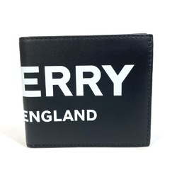 Burberry 8013919 logo Bill Compartment Folded wallet Black