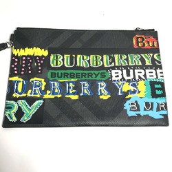 Burberry With pouch strap Clutch bag Black Multicolore