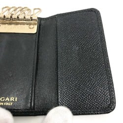 Bulgari Bulgari Bulgari 6-Ring Key Case Black GoldHardware