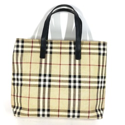 Burberry Bag Tote Bag Hand Bag Beige Black