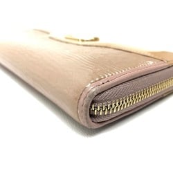 Bulgari 34850 Isabella-Rossellini Zip Around Long Wallet Long Wallet CLAY Beige