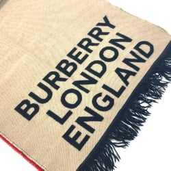 Burberry 8037534 fringe LOVE Scarf Brown Red