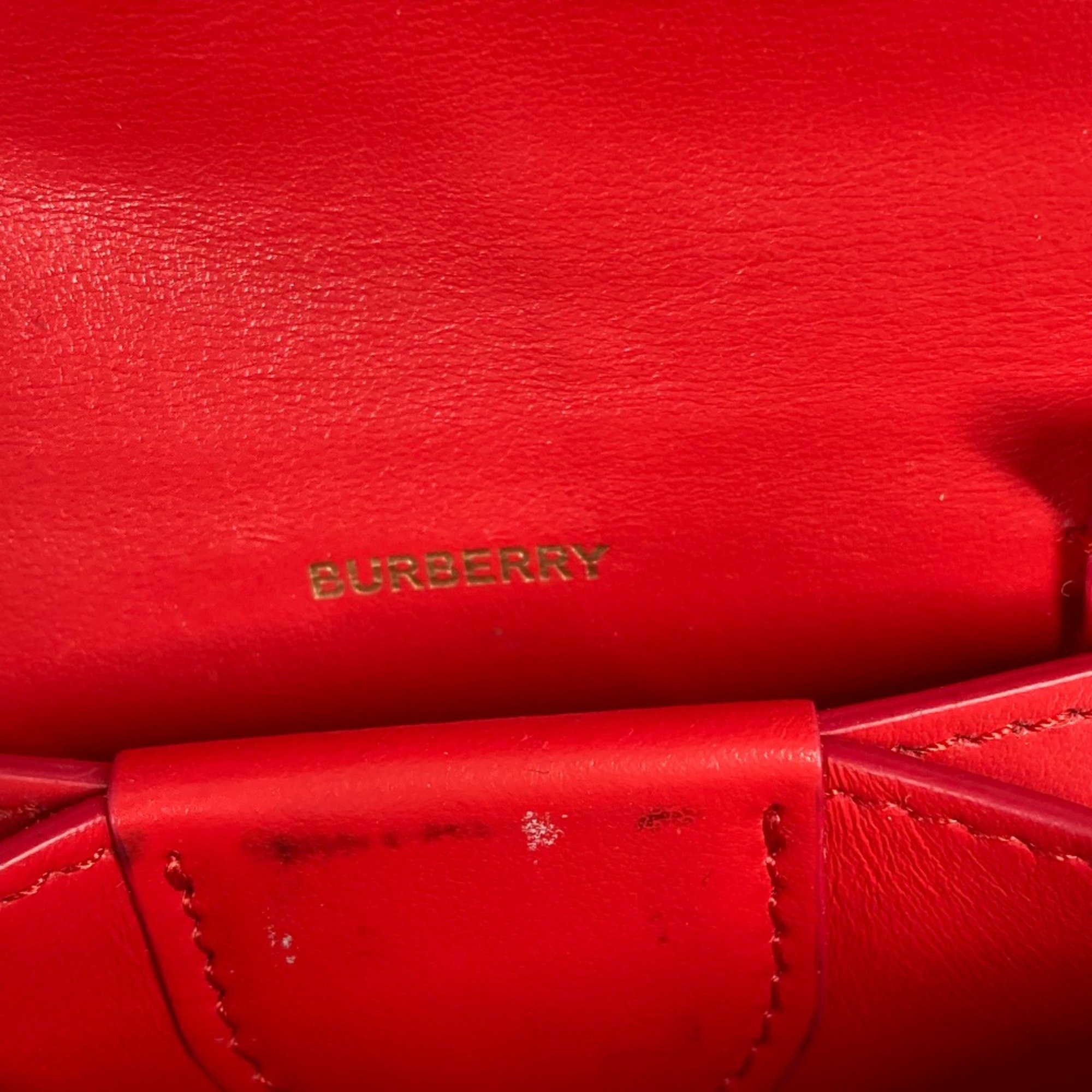 Burberry Wallet Compact Wallet Folded wallet Red