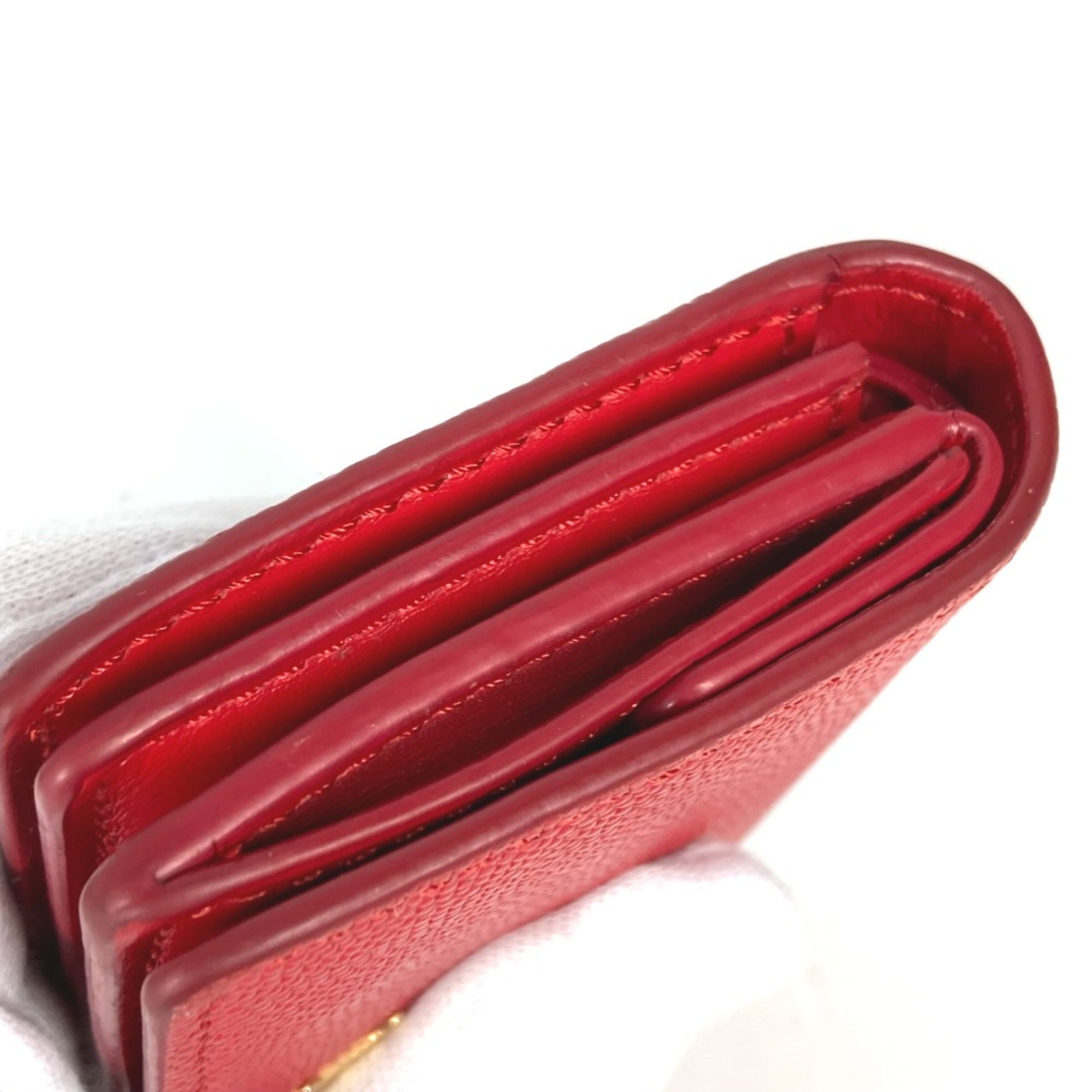 Burberry Wallet Compact Wallet Folded wallet Red